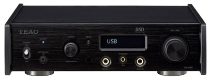 TEAC Reference UD-505-X USB DAC Vorverstärker, Hochleistungs-DAC mit Dual-Mono-Struktur und vollsymmetrischem Kopfhörerverstärker, Schwarz