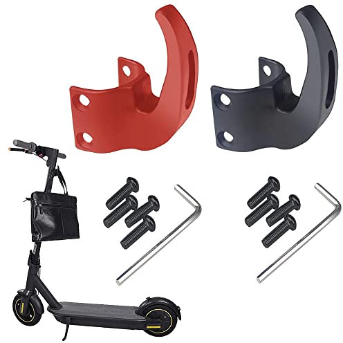 Homefantasy Haken für Ninebot e Scooter,2 Stück Ninebot max g30d Zubehör,Elektro Scooter Fronthaken,Scooter Tragehaken,Elektroroller Front Claw Hanger,Zubehör Kompatibel mit Max G30 Roller