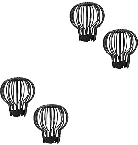 YARNOW 4pièces Gouttière Flexible Plastique Avec Filtre Et Entonnoir Protecteur Pour Évacuation Eau Le Jardin