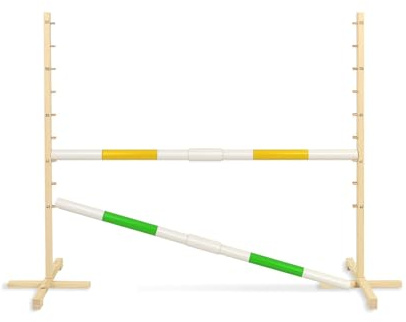 Hobby Horse 160cm Sprung-Hürde mit Zwei 50mm Balken - gelb