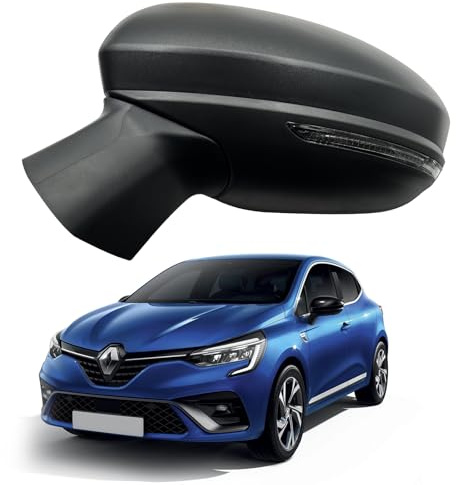 Convitex Specchietto retrovisore esterno per Renault Clio 5 anno 2019-2025 per Colt VII Fastback (9/2023) - Specchio elettrico riscaldato con lampeggiante, sinistro