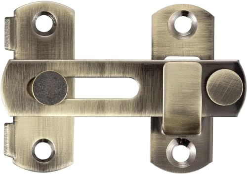 Flip Sliding Gate Door Bolt Latch Lock for Wooden Gates Stainless Steel