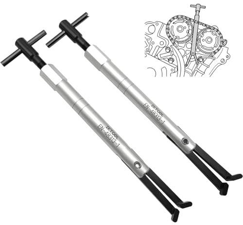 ZKTOOL 2PC EN-48313-1 Timing Chain Retainer Tool Set for 3.6L GM Cadillac, Buick, Saturn, Pontiac, Chevrolet, Chevy Camaro,Impala,Canyon,Colorado,Equinox,Lacrosse,Terrain,Acadia,Enclave,Traverse,CTS