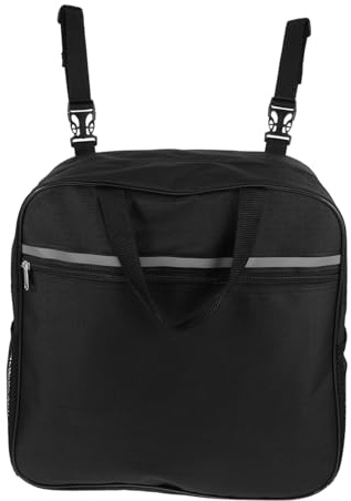 Rollstuhltasche für Rollstuhl Hinten, Leicht und Schwarz | Oxford Gewebe, Geldbörse, und Medikamente, Passend für Rollstuhl für Schlüssel, Handy und Kinderwagen