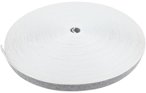 IWOFER Cintino per Tapparelle | Bicolore Grigio/Avana | in polipropilene resistente | ricambio corda cinta cinghino (21 mm x 50 m)