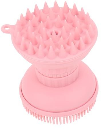 PACKOVE Haarwaschbürste Mit Massagefunktion Ergonomisches Design Aus Silikon Für Kopfhautpflege Und Gesichtsreinigung Badewerkzeug Für Haarpflege Und Fellreinigung