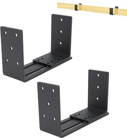 Bracets de barricade réglables, supports de sécurité de la porte déposez le porte-bar ouverte pour le garage de garage du garage de garage Barn Shed Warehouse Backyard