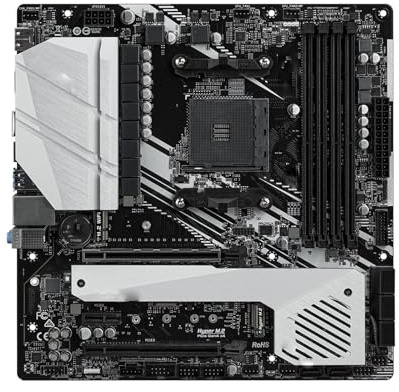 XYYZXKL Cartes mères d'ordinateur Carte mère Fit for ASRock X570M PRO4 AMD X570 Socket AM4 Support Ryzen 5 5600 5900 4600G 5700G 1600 CPU DDR4 M.2 128 Go Micro ATX Cartes mères d'ordinateur