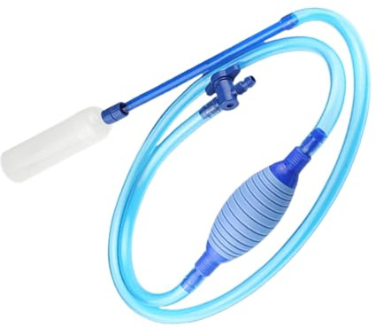 Generico Limpiador para acuarios – Limpiador para el filtro de acuario – Bomba para el cambio de agua para la bañera de peces | para estanque, fuente, casa, agua salada, jardín, patio