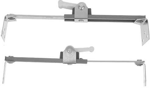 MOLUCKFU 2pcs Adjustable Tv Wall Mount Brackets Anti-tilt Safety Device for Flat Screen Tvs Shelf Wall Mounts Preventing Tipping Accidents Easy Installation