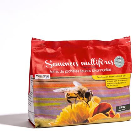Semences Mellifères® – Semis de Jachères Fleuries Bi-annuelles – Favorise la Biodiversité