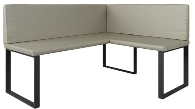 Vicco Eckbank Ravon, Cashmere, 120 x 150 cm | geeignet als Essbank für Küchen- und Essbereiche