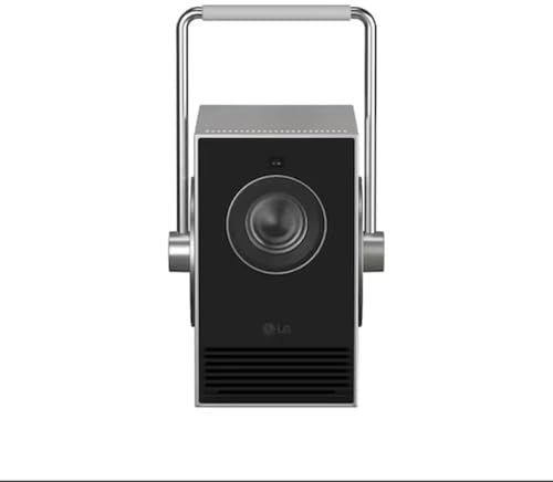 LG PU600U - Proyector CineBeam 4K UHD, Láser 3 Ch (RGB), Smart TV WebOS 24, Brillo 600 Lúmenes, HDR10 y HLG, Pantalla hasta 120, AirPlay 2 y Screen Share, Bluetooth, Plata/Negro