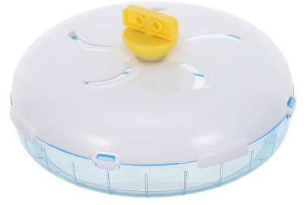 FUNOMOCYA Hamsterhjul med Halkfri Löpyta Ljudlös Löphjul för Hamstrar och Smådjur Igelkott för Burar och Aktivitet i