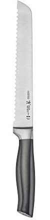 HENCKELS Graphite Razor-Sharp 8-inch Bread Knife, Cake Knife, German Engineered Informed by 100+ Years of Mastery, Gray