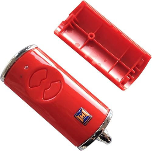 Hörmann Handsender Cover HSE2BS Rot Leer Gehäuse ohne Batterie ohne Platine Ersatzteil Ober- und Unterschale