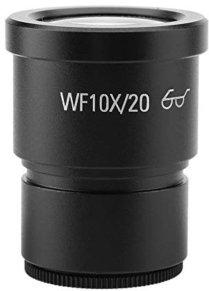 Wide Field Stereo Microscope Eyepiece, 10X Magnification,30mm Mount,WF10X/20 Wide Field Stereo Microscope Eyepieces Optical Glass & Metal Construction for Compound Biological Microscopes