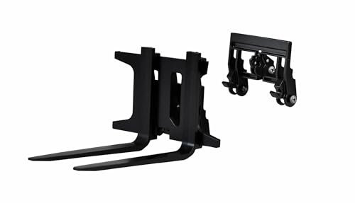 Amewi 28138 Schnellwechsler mit Gabel für Radlader-Modelle G48XE, Schwarz