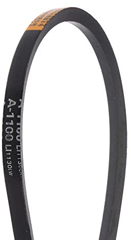 sourcing map A-1100 Trapezoidales Correas Transmisión Correa 1100mm Interior Circunferencia Goma para Potencia Transmisión