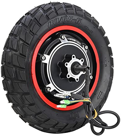 500W E-Scooter Nabenmotor,KOCAN 48V 500W Ersatzmotor für Kugoo M4/M4PRO Elektroroller 10 Zoll Aufblasbarer Reifen Hinterradmotor