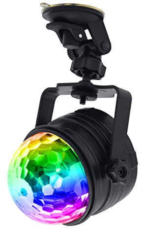 ibasenice Usb Discokugel Licht Mit Soundaktivierung Rgb Led Bühnen Par Licht Stroboskop Und Fernbedienung Klein Tragbar Partybeleuchtung Für Disco Ktv Und Bar