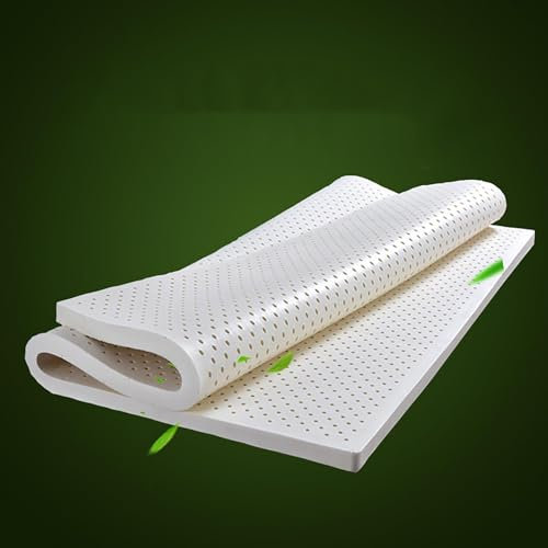 BIRJXVTO Latex-Matratze,Superweich,100% Natürlich,Entspannende Schlafzimmer-Latex-Matratze Mit Topper, Naturlatex-Matratzenauflage,2.5cm,90x200cm