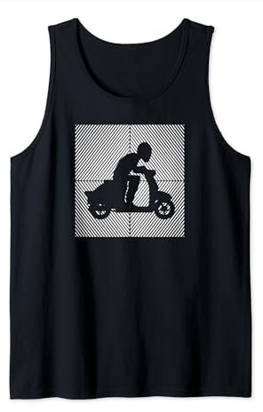 Rollerfahrer Mofa Moped Scooter-Fahrer Motorroller Tank Top