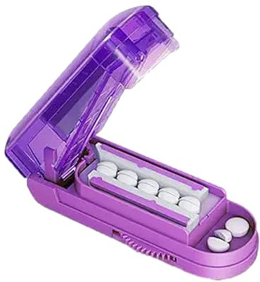 Pillenteiler – Pillenschneider Zum Schneiden Aus Edelstahl, Müheloser, Effizienter Tablettenschneider Aus Edelstahl, Präzises Halbieren Und Vierteln Der Pille Für Runde Und Ovale Pillen