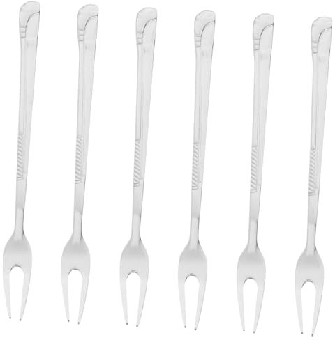 CANIGHT Forchette Da Frutta in Acciaio Inox Forchette Da Antipasto Piccole Per Servire Frutta E Antipasti