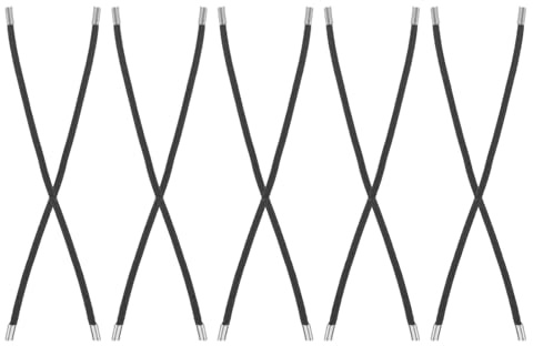 10 Stück Schwarze Gummi Mikrofonhalterung für Mikrofonständer | Mikrofonclip Adapter für Mikrofon, Gummiringe, Tragbares, Einfache Montage