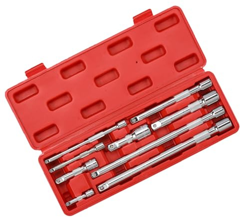 Ratchets Wrench Adapter Extension Rod 1/4 3/8 1 / 2Inch Drive Ergonomic Design for Professional Mechanics Socket Extension Set