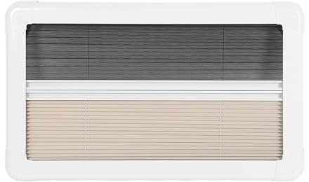 lyrlody Oscuranti Interni per Finestre per Zanzariere per Finestre in ABS e Fibra di Vetro 28x12 Pollici con Blocco UV Zanzariera Oscurante per, Roulotte,