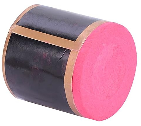 RiToEasysports Professionell Biljardkrita, 2-pack Tillbehör för Poolkökrita med Halkfritt Grepp för Snooker och Amerikansk Pool, Röda och Gröna Alternativ (Röd)