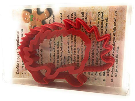 Hedgehog Cookie Cutter Set of 2, Biscuit, Pastry, Fondant Clay Cutter