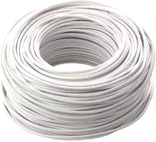 Cavo Icel FS17, Matassa Metri, Filo Elettrico Unipolare Isolante, Impianti Elettrici, Case, Imprese Edili (Bianco, 1 x 1,5 mm)