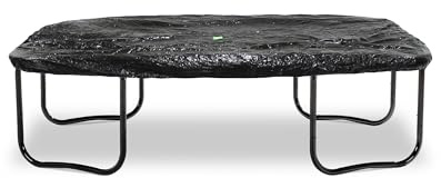 EXIT TOYS Rechteckige Trampolin Abdeckung - Schützt vor Wetter und Schmutz - Schutzhülle für rechteckige Trampoline - Wasserabweisend - 153x214cm
