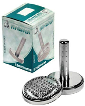 MCM BATTICARNE Inox Manico in Acciaio con FRANGINERVI Acciaio Professionale 0,700KG