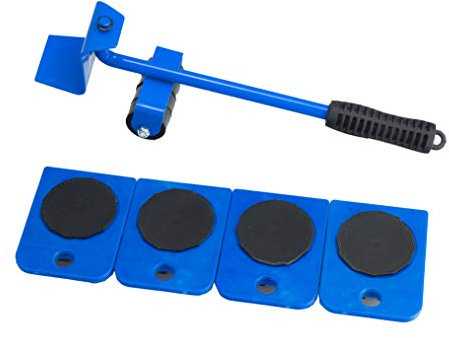 Möbelgleiter 5-teiliges Möbeltransport-Set Transport Roller Möbelroller + Lastenheber Möbel-Gleitsystem Teppichgleiter Set Professionelles Möbelgleiter System zum sicheren Transportieren