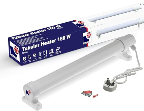 Morris Tubular Heater 1ft, 2ft, 3ft, 4ft Tube Heater Green house Bathroom Conservatory (3FT-180w)