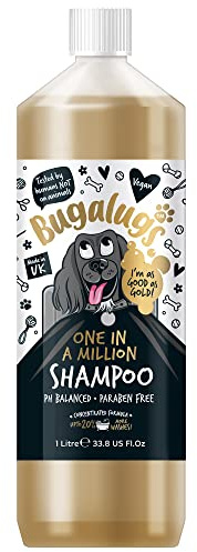 Bugalugs Hundeshampoo mit einem unverwechselbaren Duft von One in a Million – natürliche Hundepflegeprodukte für stinkende Hunde mit Duft, bestes professionelles Shampoo und Conditioner für Welpen, 1