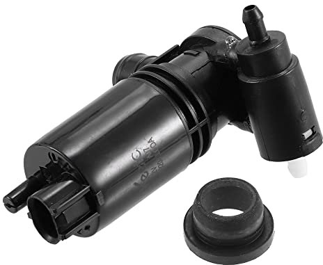 X AUTOHAUX 1 Set Windshield Washer Motor Pump with Grommet for Nissan Juke