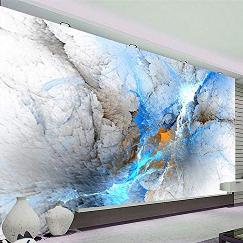 BOVZOX Fond D'Écran 3D Mural Abstrait et graffiti Mode Papier Peint Intissé Tapisserie Murales Panoramique 3D Mur De Fond Tv Papier Peint Chambre Enfant Adulte Poster Murales Taille:L400CMxH280CM