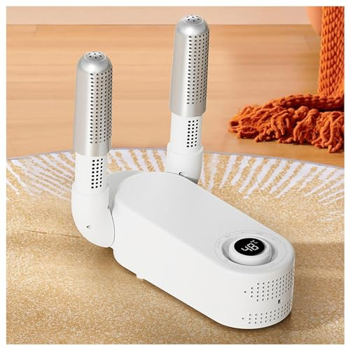 Boot Dryer Foldable, Boot and Glove Dryer with Heat Fan Portable Folding Design and Timer, Shoe Dryer Foldable Electric Boot Dryer for Different Types of Footwear