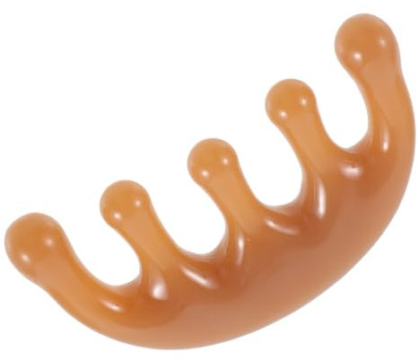 Beaupretty 2stücke Acupoint Massagekamm Für Kopfhautpflege Breitzahn-haarbürste Hochwertigem Für Entspannende Kopfhautmassagen Reise Und Home-scalp- Amberfarben