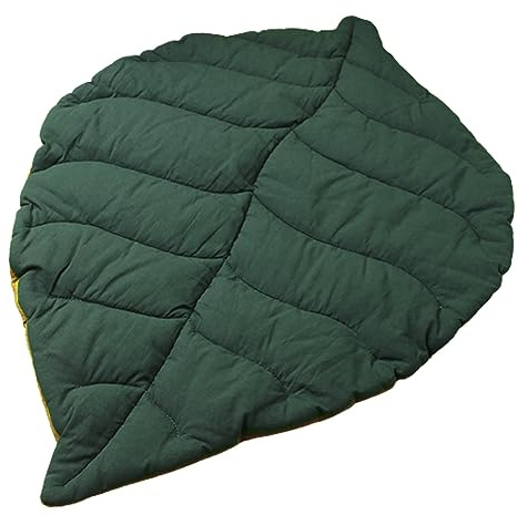 BAYORE Tappetino da gioco per bambini in cotone con foglie coperte morbide coperte per gattonare per bambini coperta da gioco per bambini tappetini da gioco per bambini decorazioni per la stanza dei