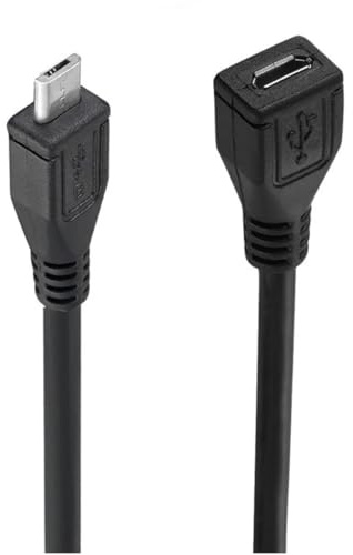 innov8 Micro USB B Male to Female Data Extension Cable 0.25m (Straight)