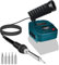 Kabelloser Lötkolben für Bosch 18V GBA/BAT Akku,Schnelles Aufheizen Lötstation mit LED Digitale Display,Mobilität Soldering Iron mit USB&Type-C für Heimwerker,Gerätereparatur,Drahtschweißen(Ohne Akku)