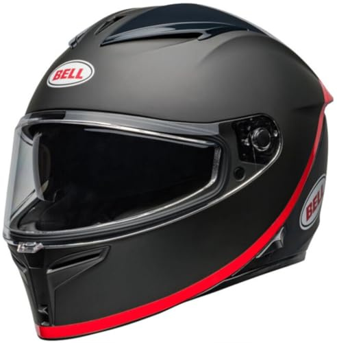 BELL HELMET LITHIUM MIPS HRTLCK MATTE/GLOSS BLACK/RED XL ECE6
