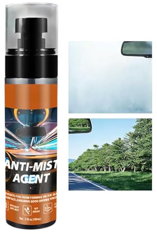 Desempañador de para Coche, Repelente al Agua, 100 ml, antivaho, Protector de Lluvia, Limpiador de Cristales de Coche, Limpiador de de Coche, Limpiador de película de Aceite para