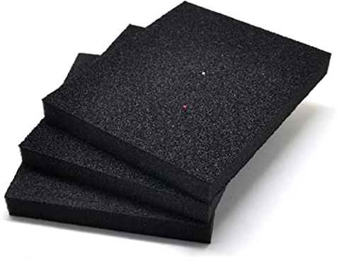 Esponja de Esmeril Nano 5 Piezas Negra 10x7x1, 1 Cm | Alúmina Esmeril y Base de Esponja, Uso Doméstico y Cocina, para Vajilla y Mobiliario